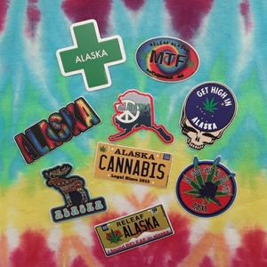 Alaska 420 Sticker Bundle